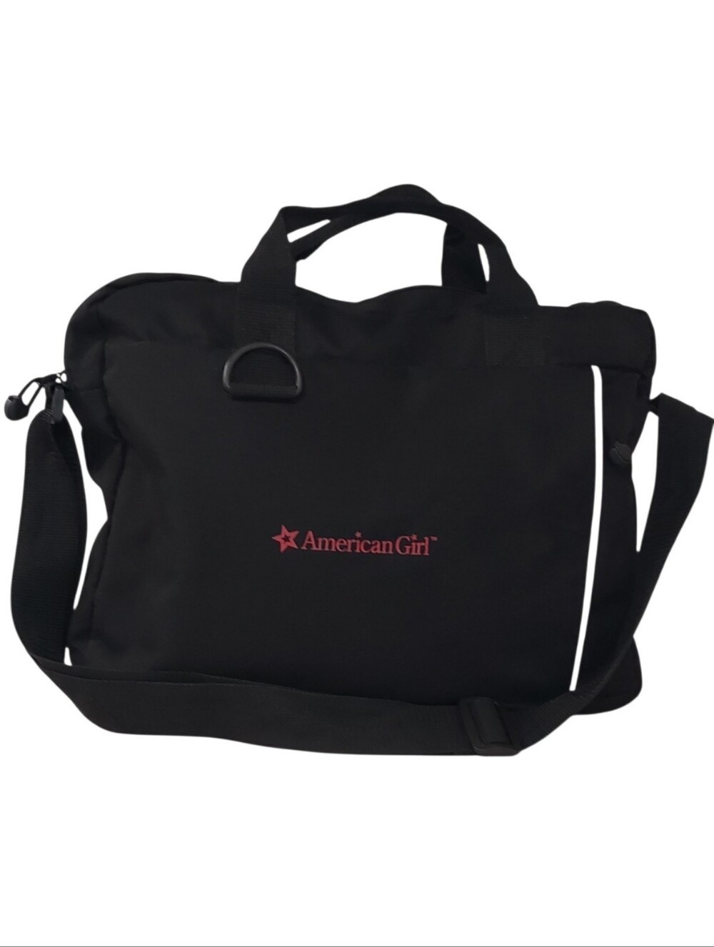 American Girl Black Laptop Tote NWOT